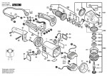 Bosch 0 601 852 G03 Gws 21-230 Jhv Angle Grinder 230 V / Eu Spare Parts